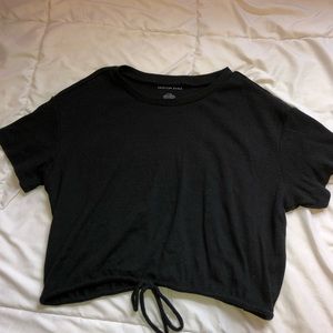 American Eagle black cropped top